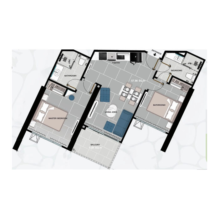 2 Bedroom